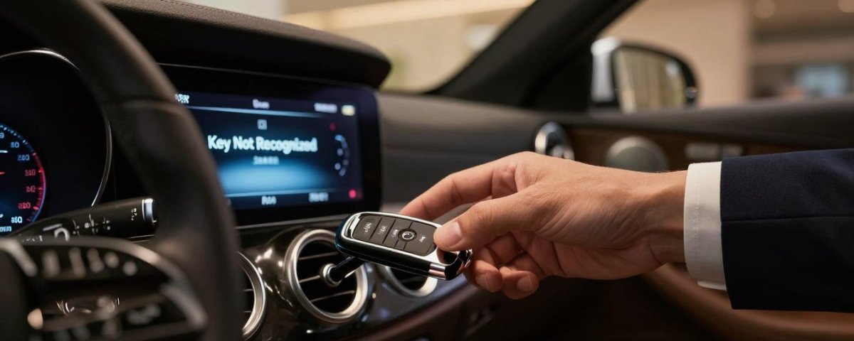 mercedes sleutel niet herkend
