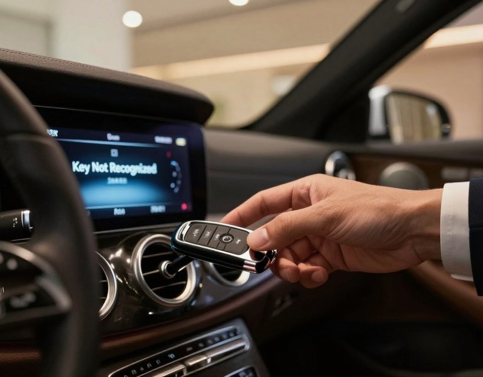 mercedes sleutel niet herkend